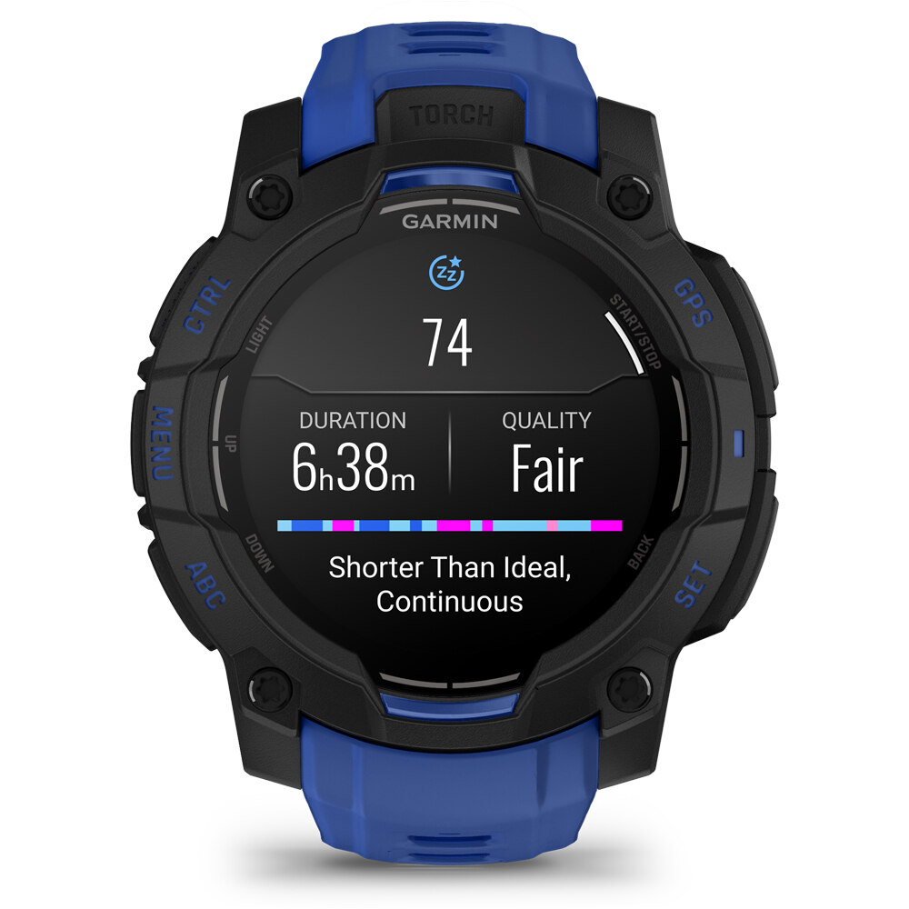 Garmin pulsómetros con gps Instinct 3  45 mm AMOLED SuperNova Negr 04