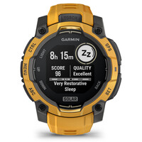 Garmin pulsómetros con gps Instinct 3 45 mm, Solar Naranja con correa de silicona nara 12