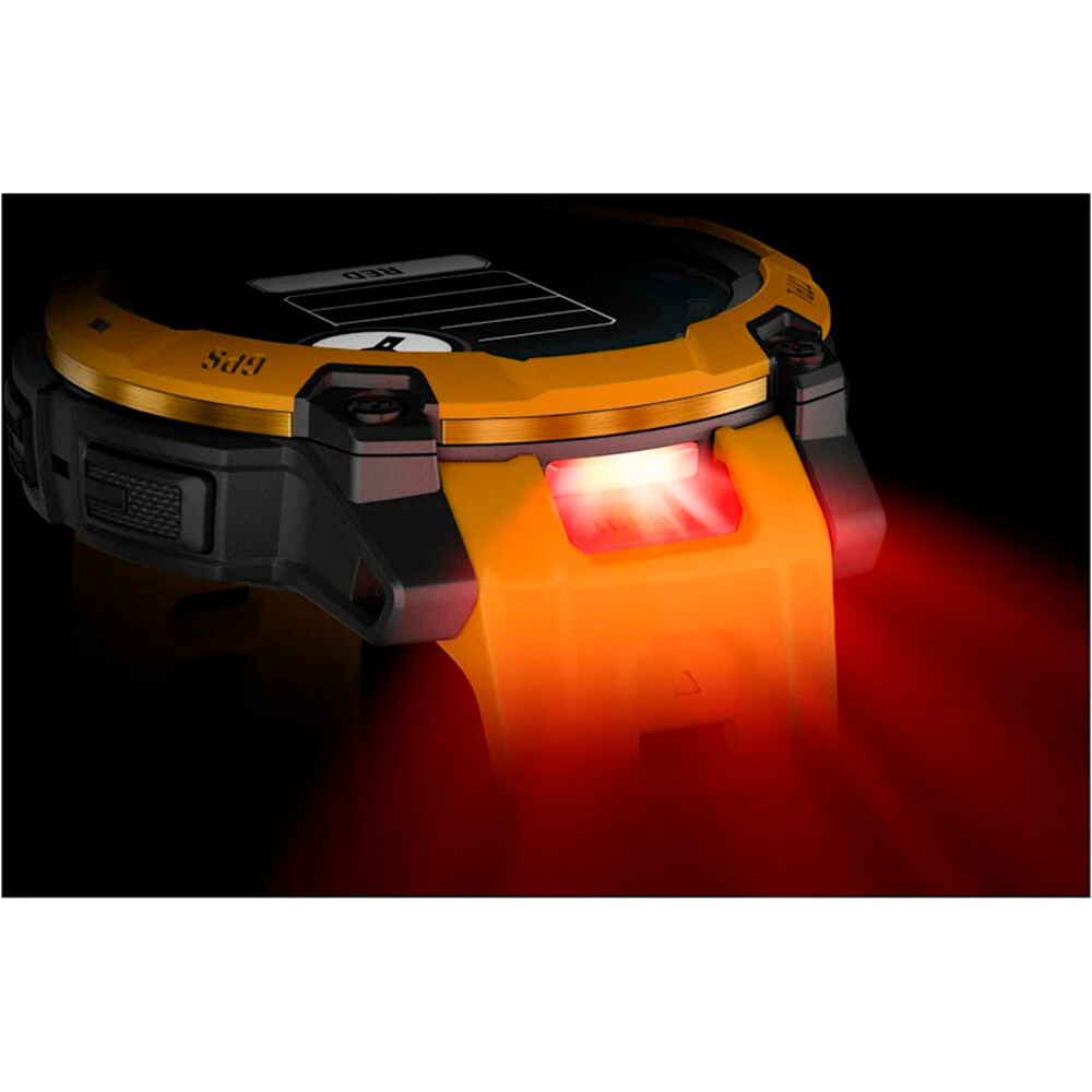 Garmin pulsómetros con gps Instinct 3 45 mm, Solar Naranja con correa de silicona nara 18