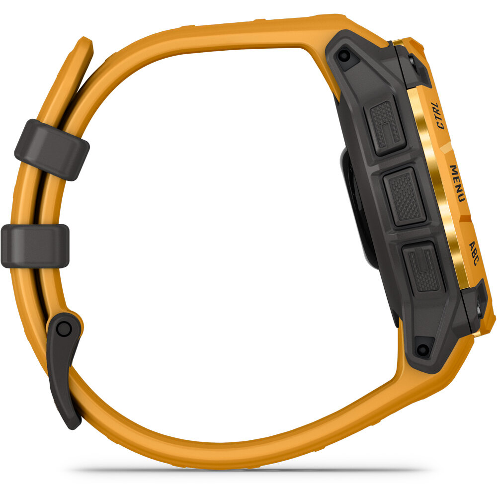 Garmin pulsómetros con gps Instinct 3 45 mm, Solar Naranja con correa de silicona nara 19