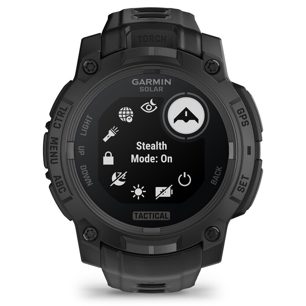 Garmin pulsómetros con gps Instinct 3  45 mm, Solar, Tactical Edit 02
