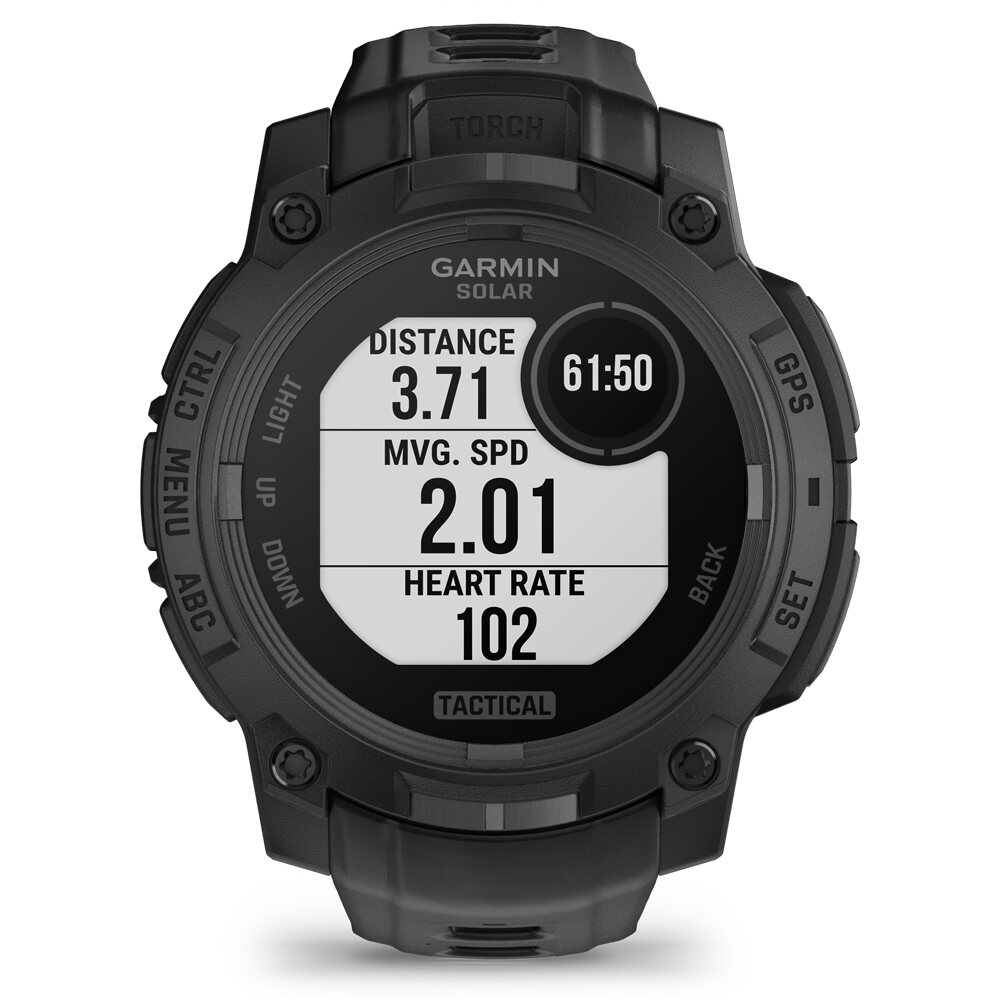 Garmin pulsómetros con gps Instinct 3  45 mm, Solar, Tactical Edit 05