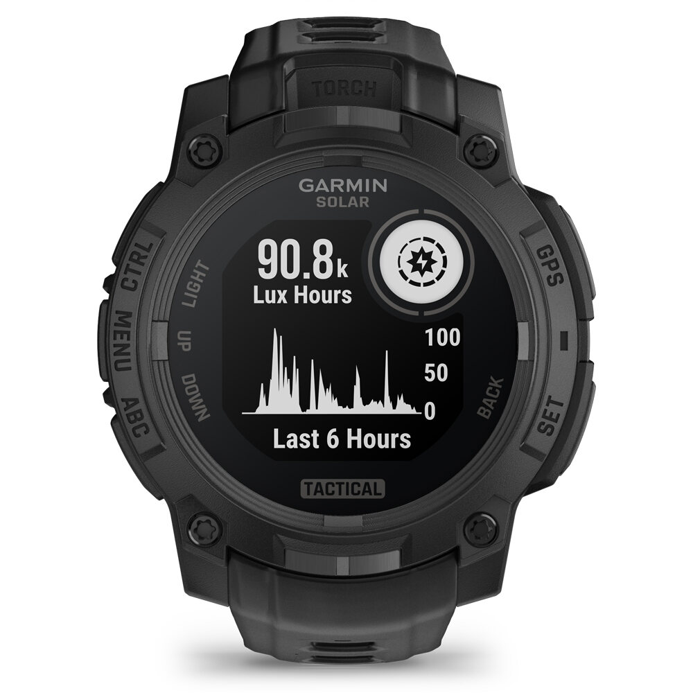 Garmin pulsómetros con gps Instinct 3  45 mm, Solar, Tactical Edit 07