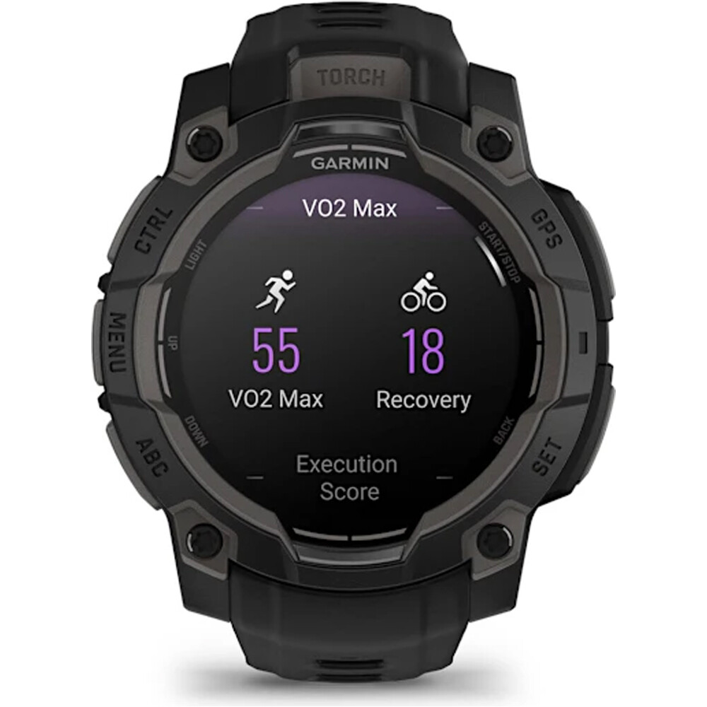 Garmin pulsómetros con gps Instinct 3, 45mm, AMOLED, Black Bezel wi 09