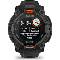 Garmin pulsómetros con gps Instinct 3, 45mm, Solar, Black Bezel wit 11
