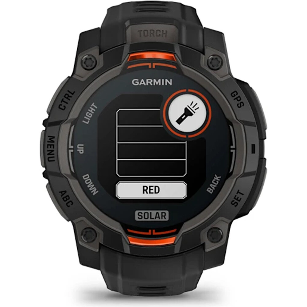 Garmin pulsómetros con gps Instinct 3, 45mm, Solar, Black Bezel wit 15