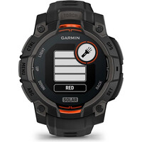 Garmin pulsómetros con gps Instinct 3, 45mm, Solar, Black Bezel wit 16