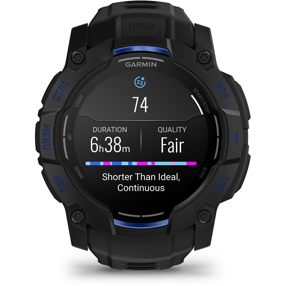 Garmin pulsómetros con gps Instinct 3  50 mm AMOLED Supernova negr 05