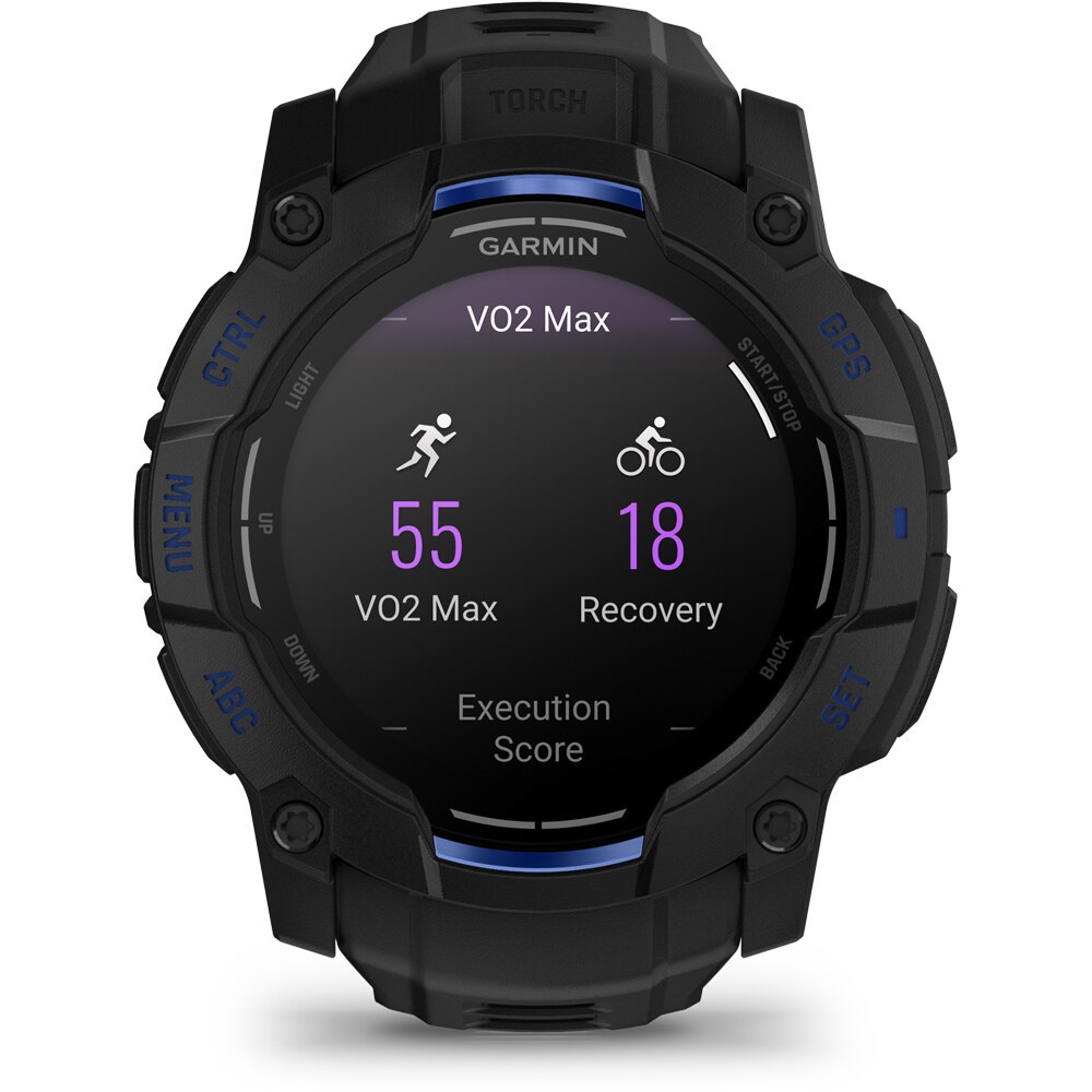 Garmin pulsómetros con gps Instinct 3  50 mm AMOLED Supernova negr 08