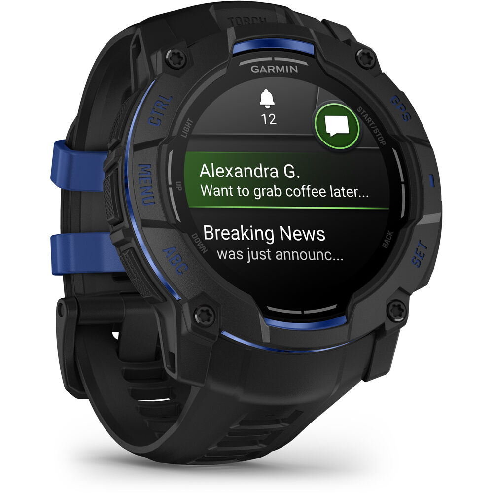 Garmin pulsómetros con gps Instinct 3  50 mm AMOLED Supernova negr 13