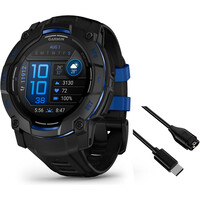 Garmin pulsómetros con gps Instinct 3  50 mm AMOLED Supernova negr vista frontal