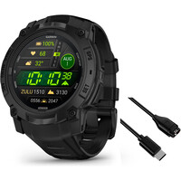 Garmin pulsómetros con gps Instinct 3  50 mm, AMOLED, Tactical Edi vista frontal