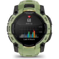 Garmin pulsómetros con gps Instinct 3 50 mm, AMOLED Verde con correa de silicona verde 02