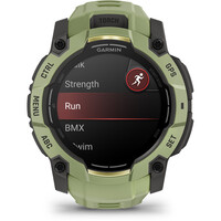 Garmin pulsómetros con gps Instinct 3 50 mm, AMOLED Verde con correa de silicona verde 03