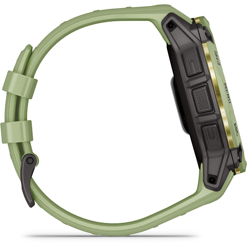 Garmin pulsómetros con gps Instinct 3 50 mm, AMOLED Verde con correa de silicona verde 14