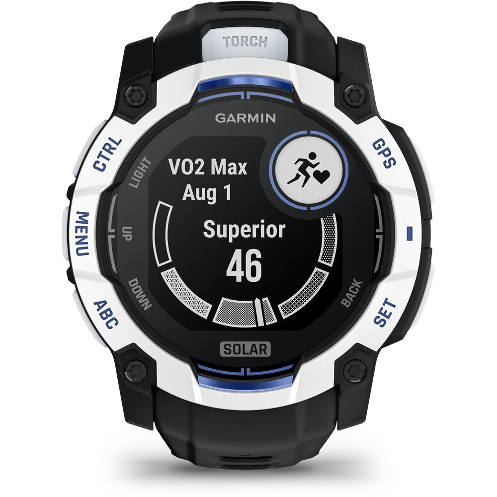 Garmin pulsómetros con gps Instinct 3  50 mm, Solar, Supernova Bla 05