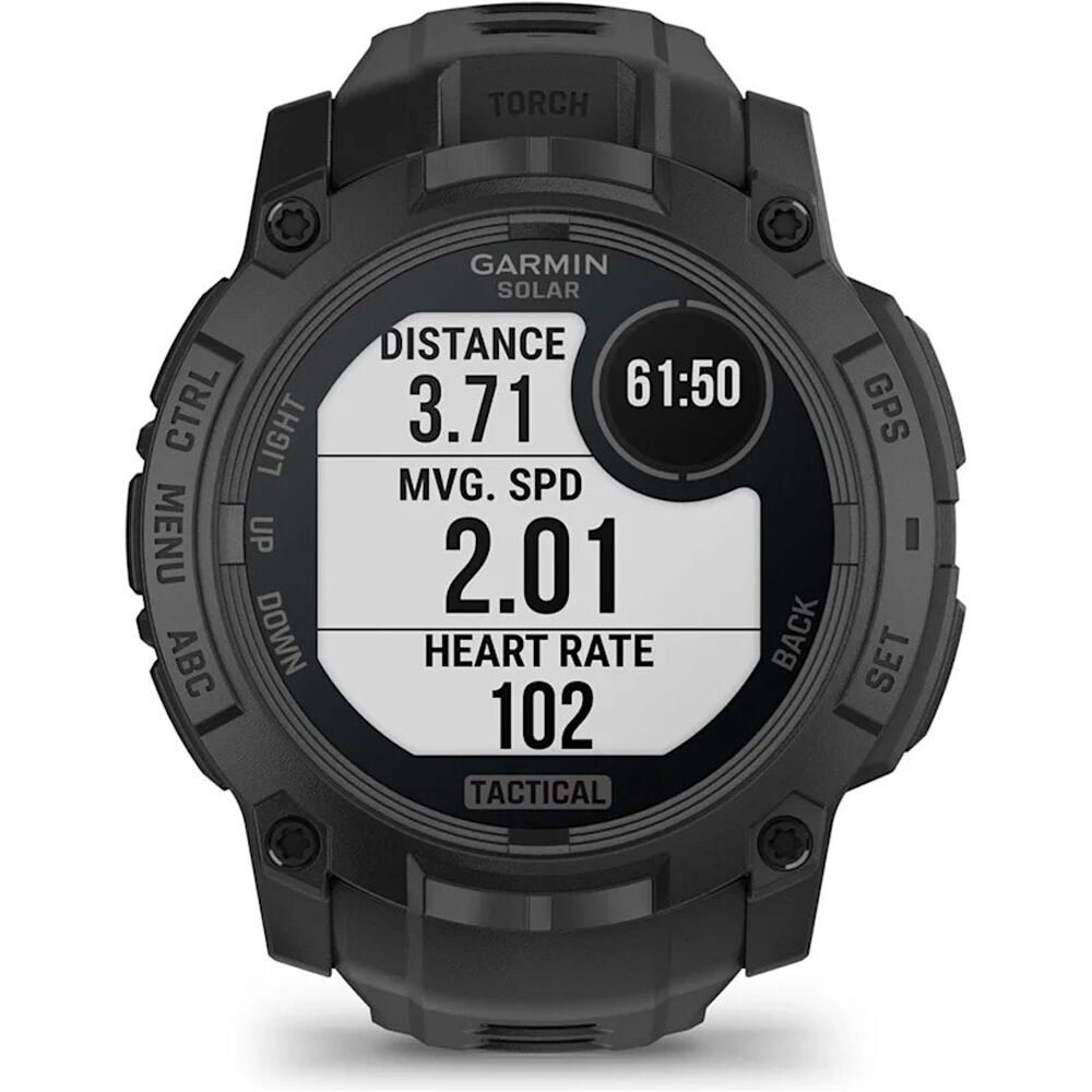 Garmin pulsómetros con gps Instinct 3  50 mm, Solar, Tactical Edit 05