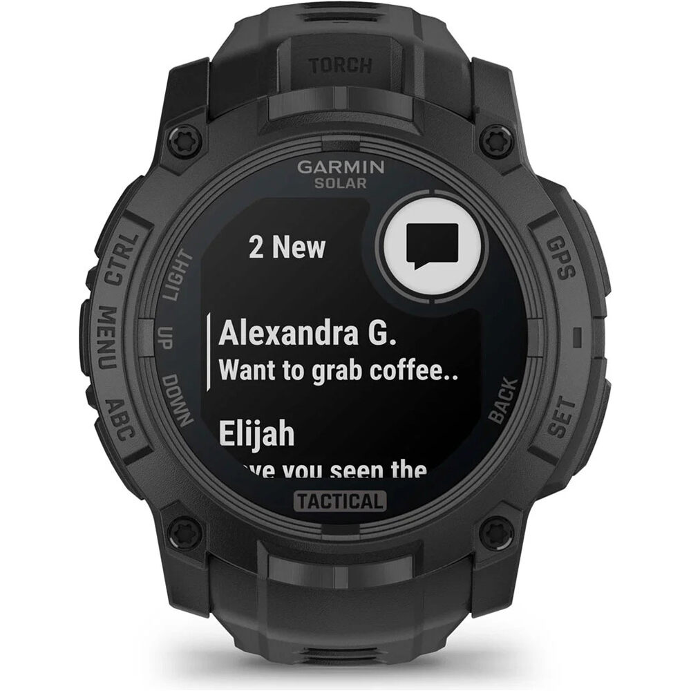 Garmin pulsómetros con gps Instinct 3  50 mm, Solar, Tactical Edit 07