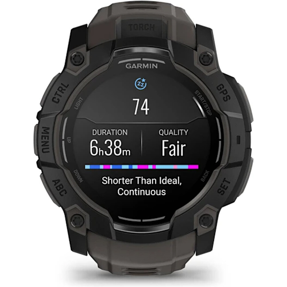 Garmin pulsómetros con gps Instinct 3, 50mm, AMOLED, Black Bezel wi 05