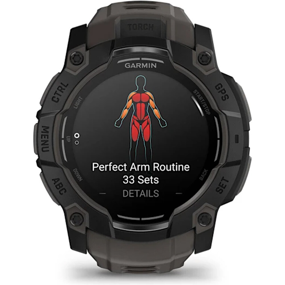 Garmin pulsómetros con gps Instinct 3, 50mm, AMOLED, Black Bezel wi 07