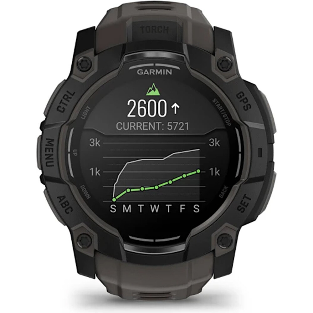 Garmin pulsómetros con gps Instinct 3, 50mm, AMOLED, Black Bezel wi 08