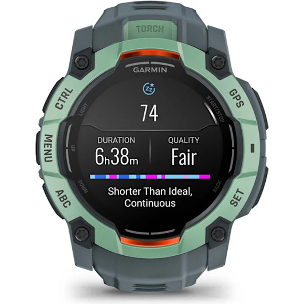 Garmin pulsómetros con gps Instinct 3, 50mm, AMOLED, Neo Tropic Bez 05