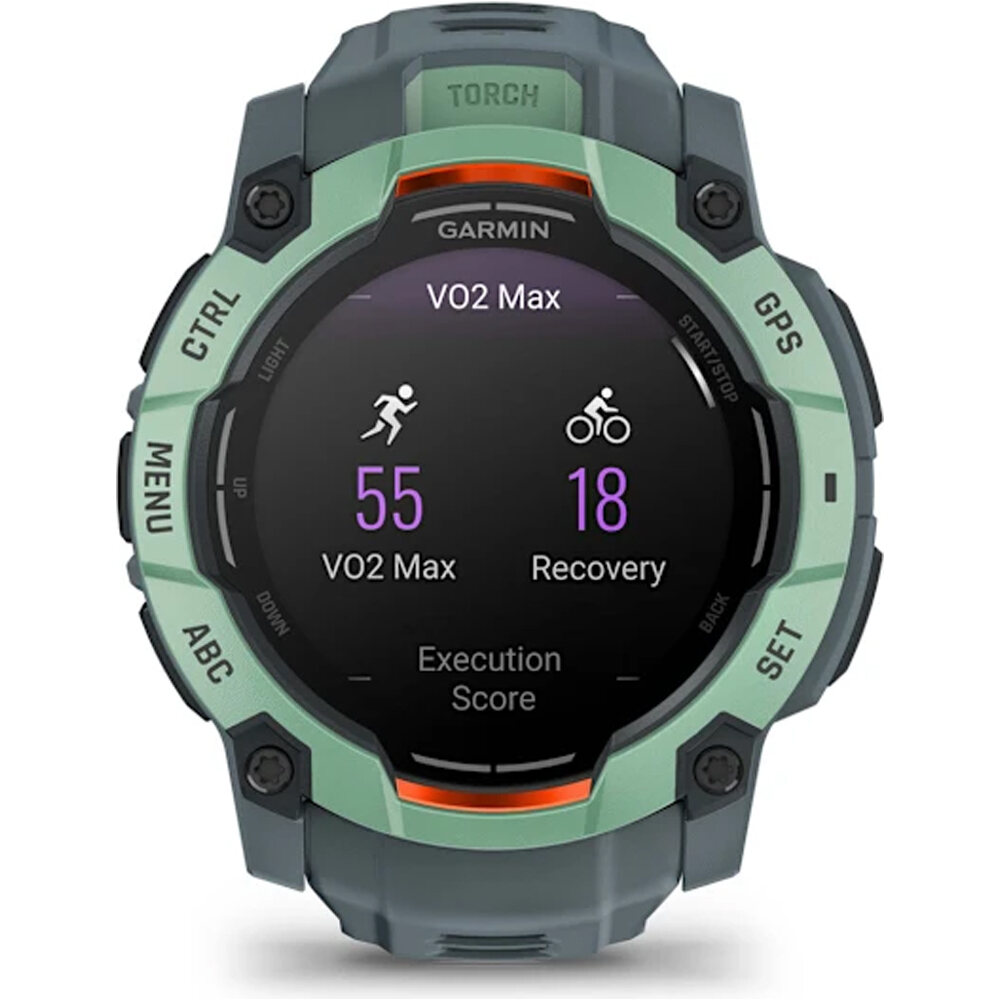 Garmin pulsómetros con gps Instinct 3, 50mm, AMOLED, Neo Tropic Bez 09