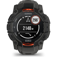 Garmin pulsómetros con gps Instinct 3, 50mm, Solar, Black Bezel wit 05