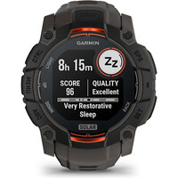 Garmin pulsómetros con gps Instinct 3, 50mm, Solar, Black Bezel wit 11