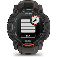 Garmin pulsómetros con gps Instinct 3, 50mm, Solar, Black Bezel wit 16