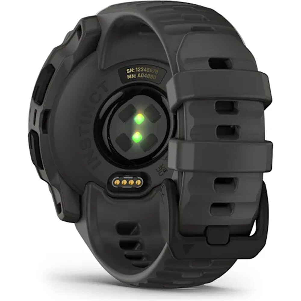 Garmin pulsómetros con gps Instinct E, 40mm, Black Bezel with Charc 01