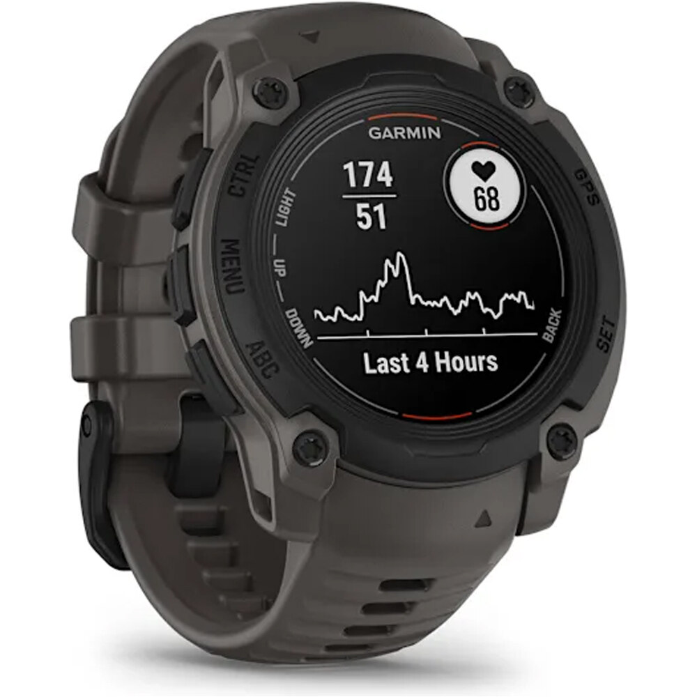 Garmin pulsómetros con gps Instinct E, 40mm, Black Bezel with Charc 02