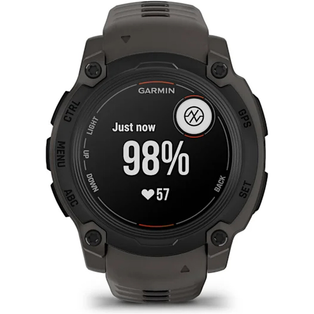Garmin pulsómetros con gps Instinct E, 40mm, Black Bezel with Charc 06