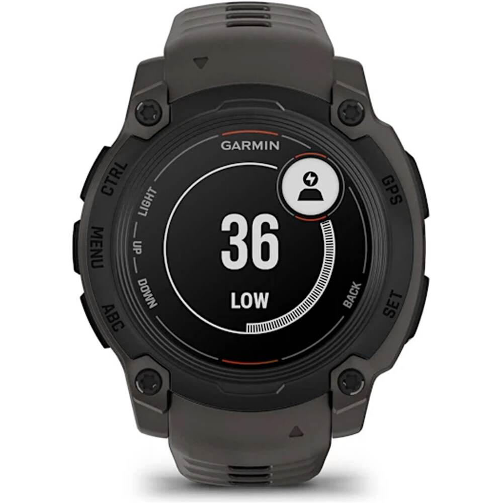 Garmin pulsómetros con gps Instinct E, 40mm, Black Bezel with Charc 07