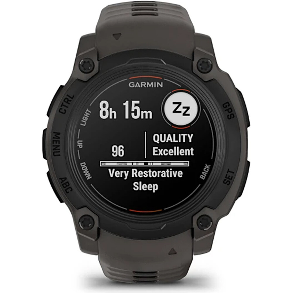 Garmin pulsómetros con gps Instinct E, 40mm, Black Bezel with Charc 09