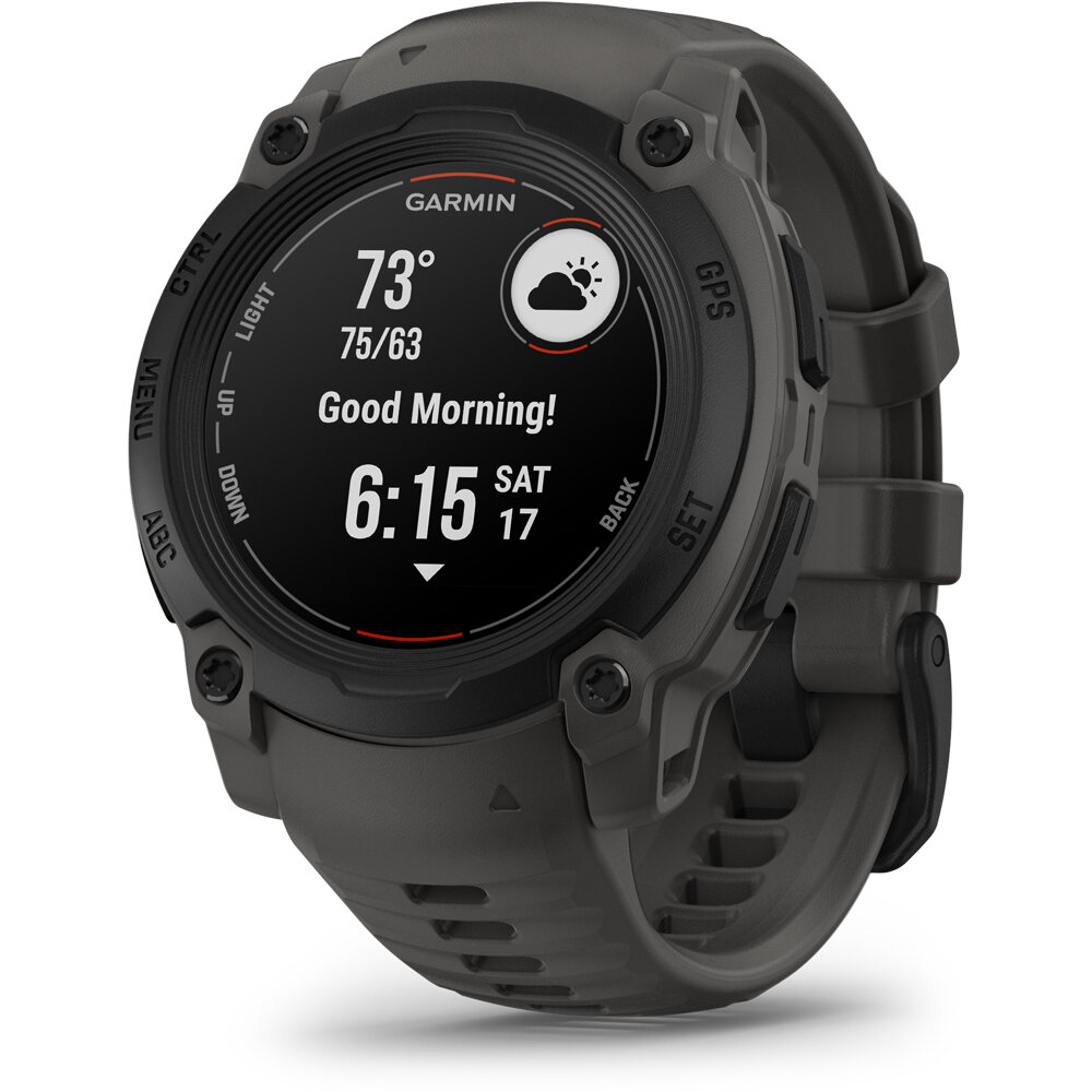 Garmin pulsómetros con gps Instinct E, 40mm, Black Bezel with Charc 11
