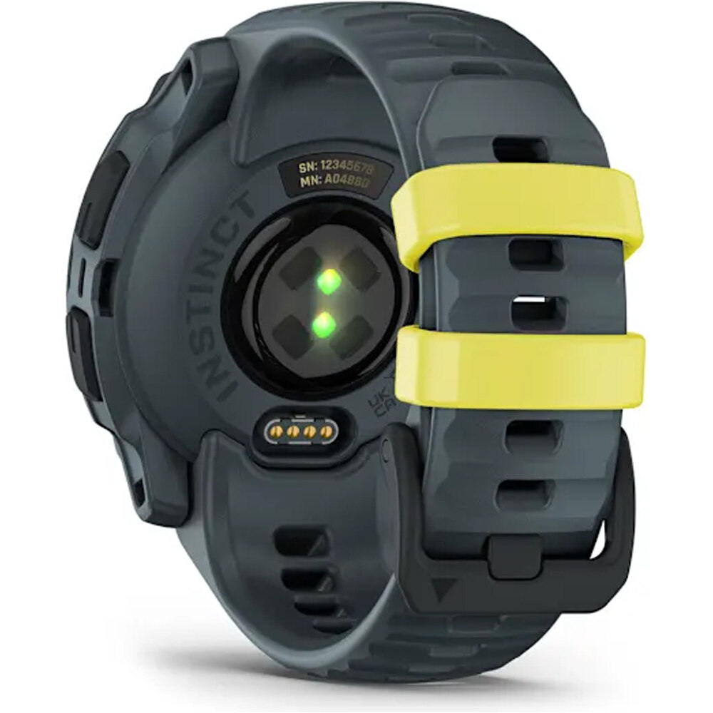 Garmin pulsómetros con gps Instinct E, 40mm, Electric Lime Bezel wi 01