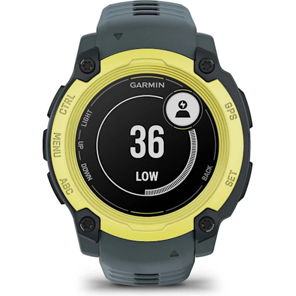 Garmin pulsómetros con gps Instinct E, 40mm, Electric Lime Bezel wi 07