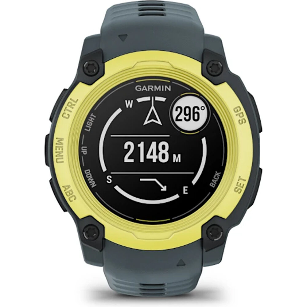 Garmin pulsómetros con gps Instinct E, 40mm, Electric Lime Bezel wi 08