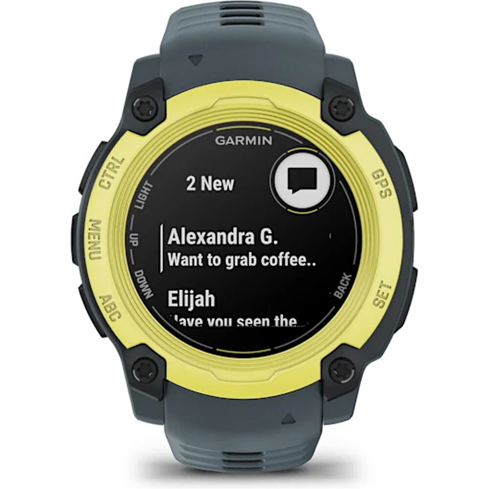 Garmin pulsómetros con gps Instinct E, 40mm, Electric Lime Bezel wi 09