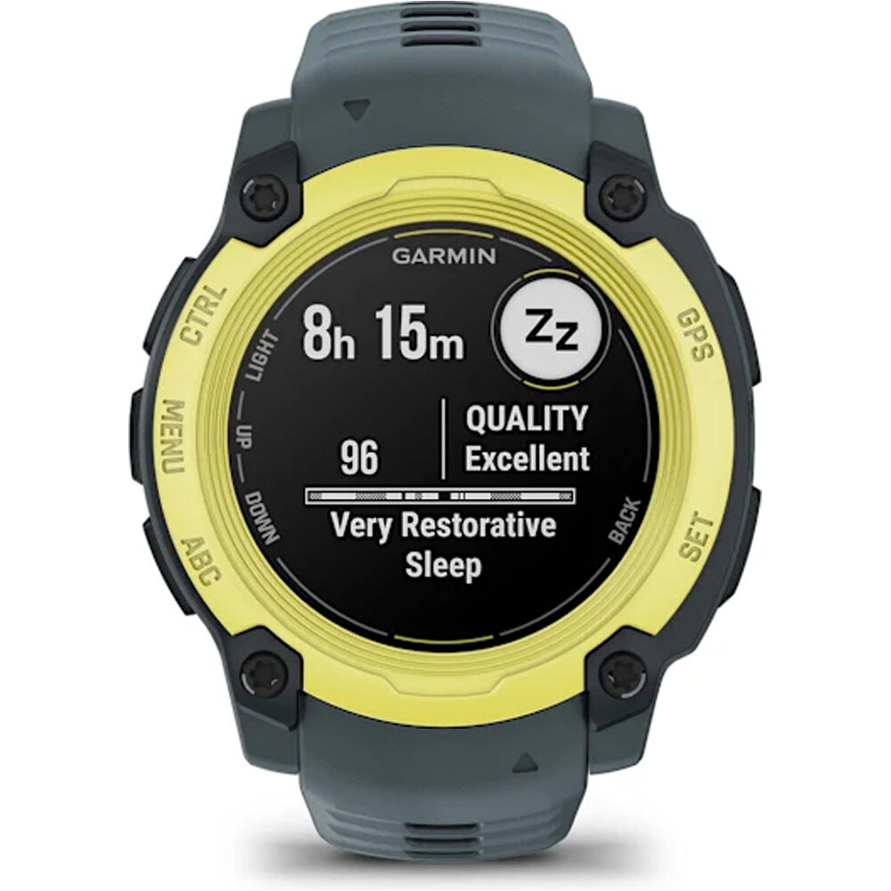 Garmin pulsómetros con gps Instinct E, 40mm, Electric Lime Bezel wi 10