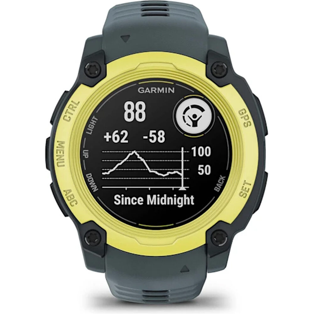 Garmin pulsómetros con gps Instinct E, 40mm, Electric Lime Bezel wi 11