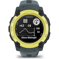 Garmin pulsómetros con gps Instinct E, 40mm, Electric Lime Bezel wi 11