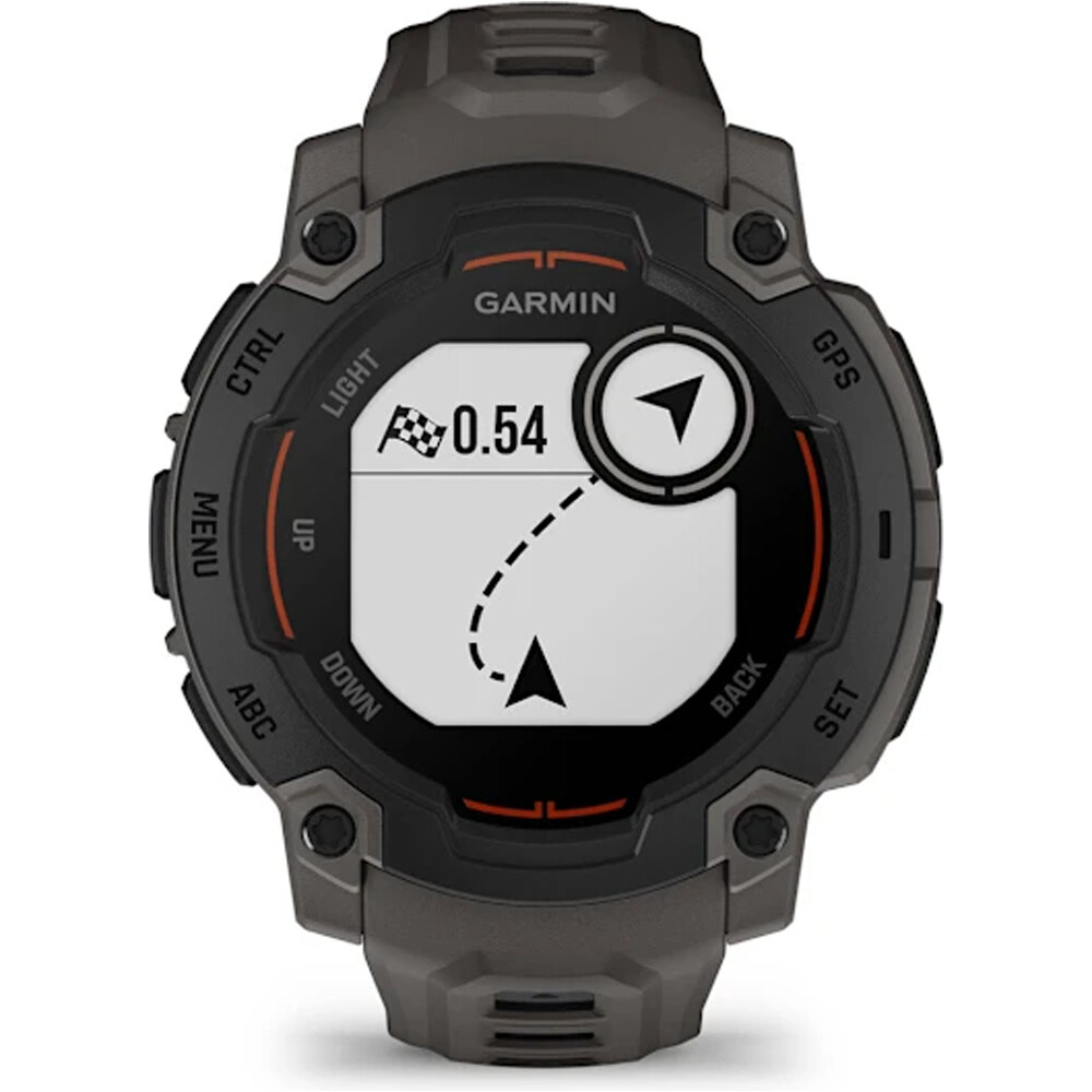 Garmin pulsómetros con gps Instinct E, 45mm, Black Bezel with Charc 04