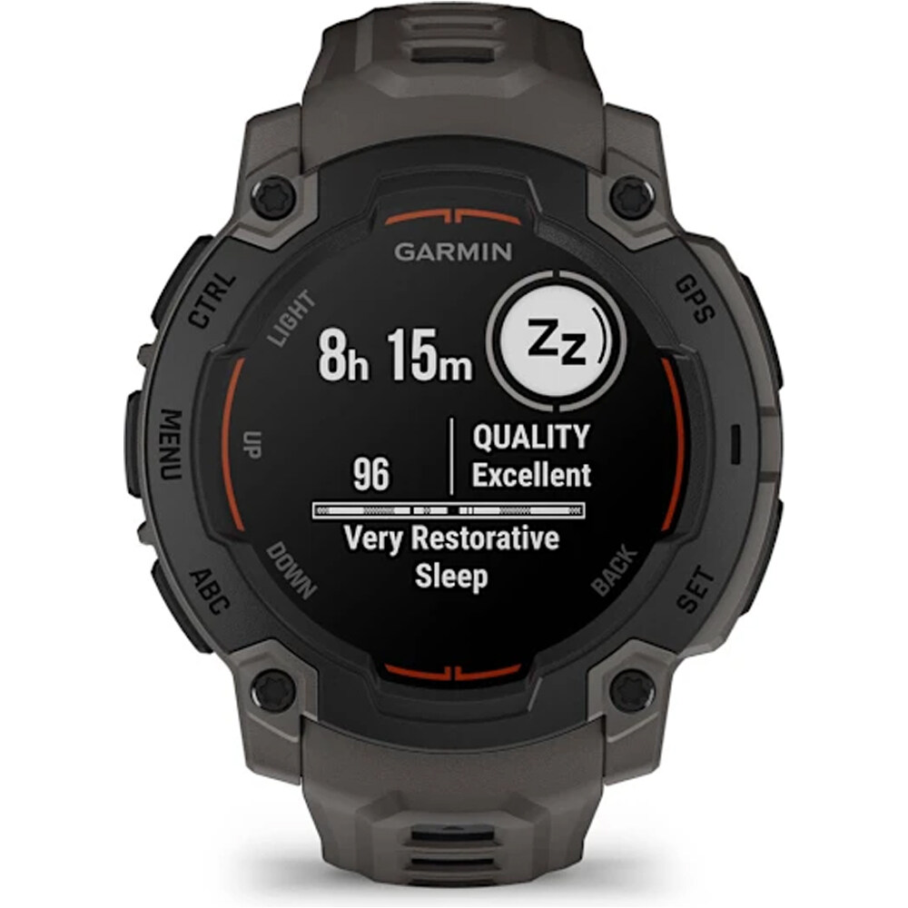 Garmin pulsómetros con gps Instinct E, 45mm, Black Bezel with Charc 10