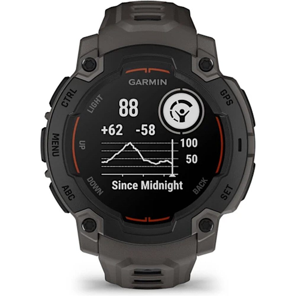 Garmin pulsómetros con gps Instinct E, 45mm, Black Bezel with Charc 11