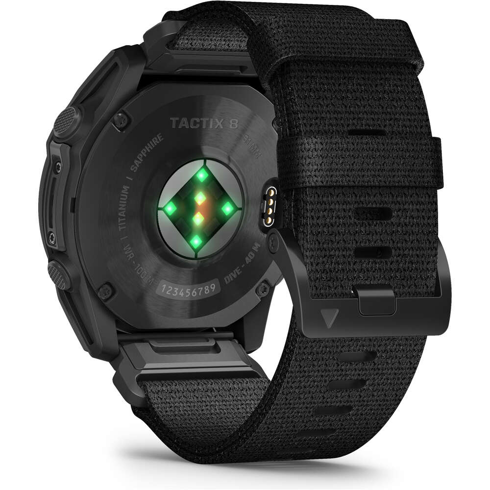 Garmin pulsómetros con gps tactix 8  51 mm, AMOLED Cristal de Zafi 01