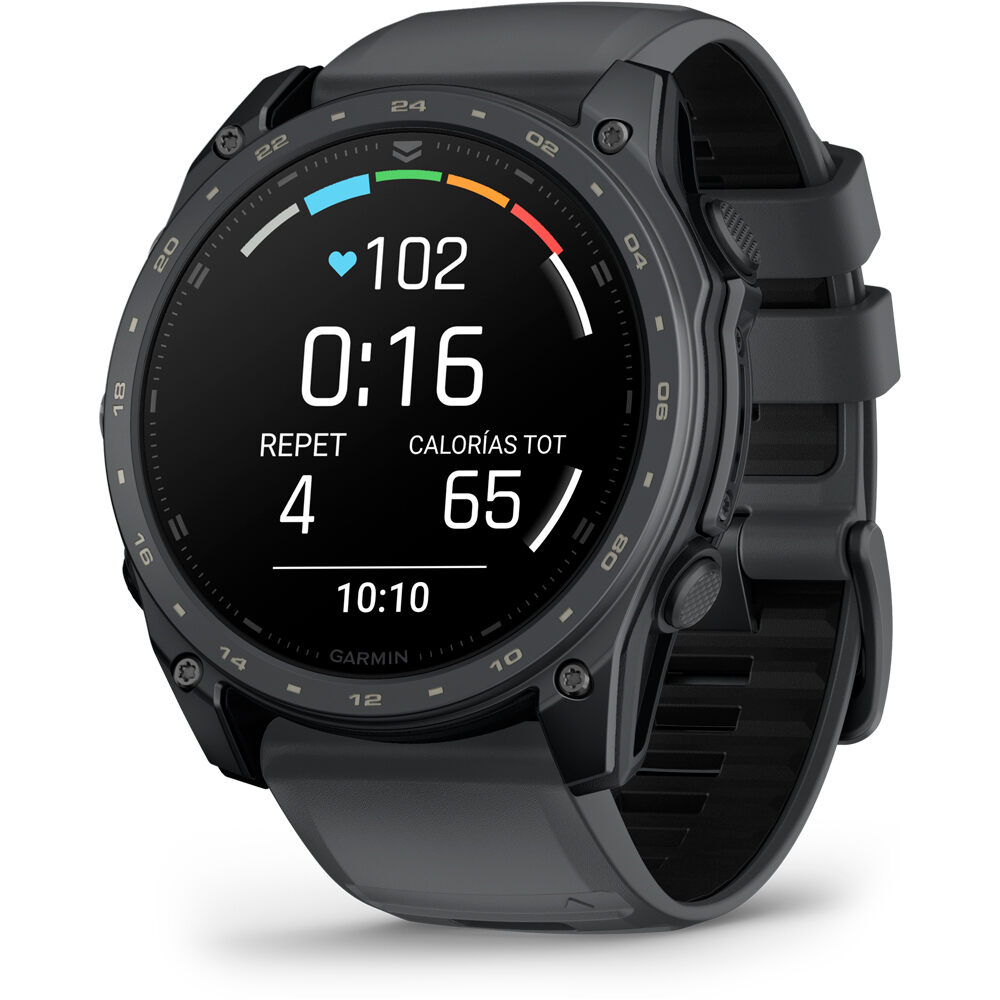 Garmin pulsómetros con gps Tactix 8 Gris Cerakote 51 mm, AMOLED, Z 05
