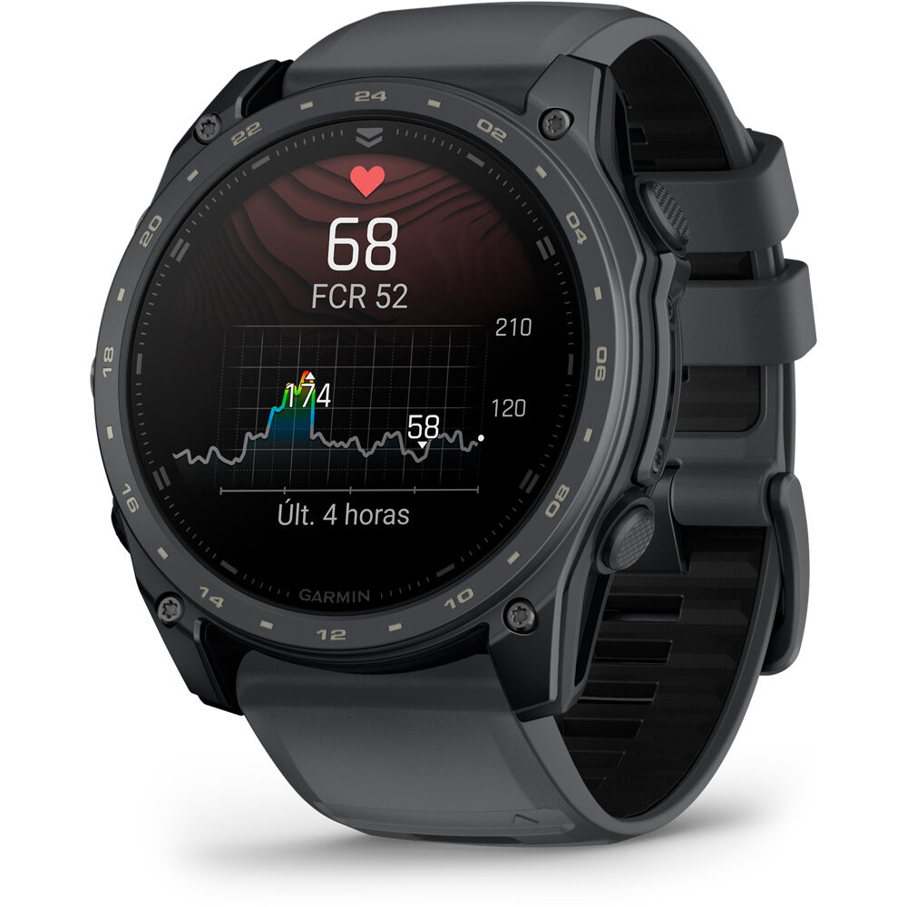Garmin pulsómetros con gps Tactix 8 Gris Cerakote 51 mm, AMOLED, Z 06
