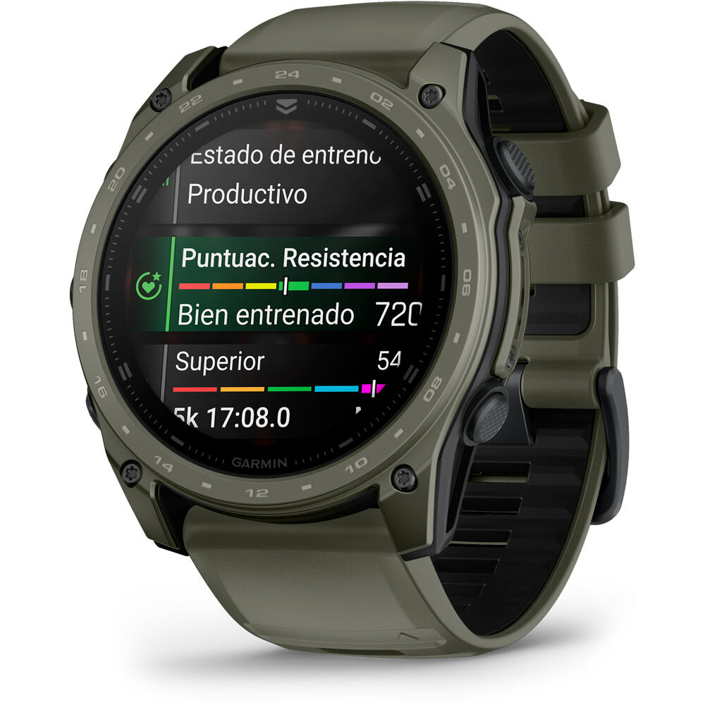 Garmin pulsómetros con gps tactix 8 Verde Cerakote  51 mm, AMOLED, 07